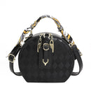 Bolsa Feminina Redonda Xadrez