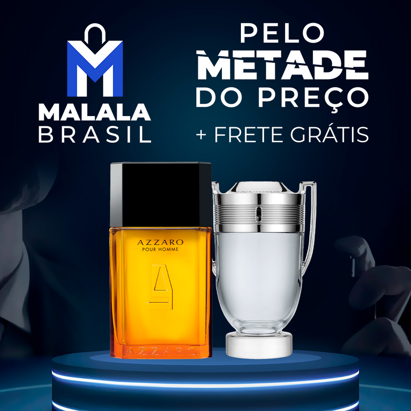 2 Perfumes Masculinos (100ml) - Invictus | Azzaro | - [OFERTA LIQUIDA JANEIRO 2025]