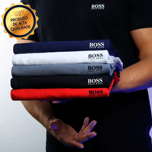 Kit 3 Camisetas Hugo Boss + Perfume  | Pague 1 e Leve 3 + 1 Perfume |  Envio Nacional com Frete Grátis