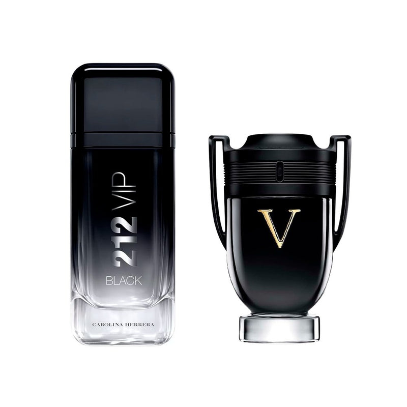 Combo de Perfumes Masculinos 212 VIP Black e Invictus Victory