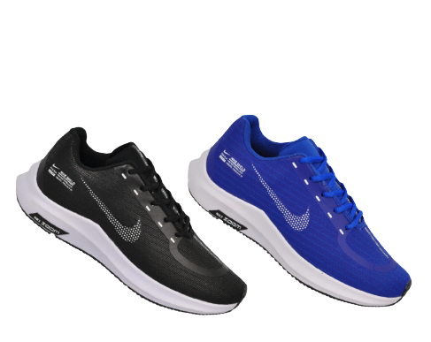 COMBO 2 PARES AIR ZOOM SHIELD PRETO/AZUL