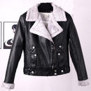 Jaqueta Feminina de Couro Forrada