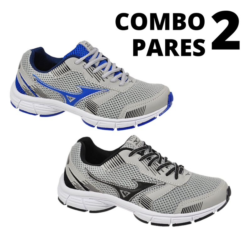 Kit 2 tênis esportivos jet 2