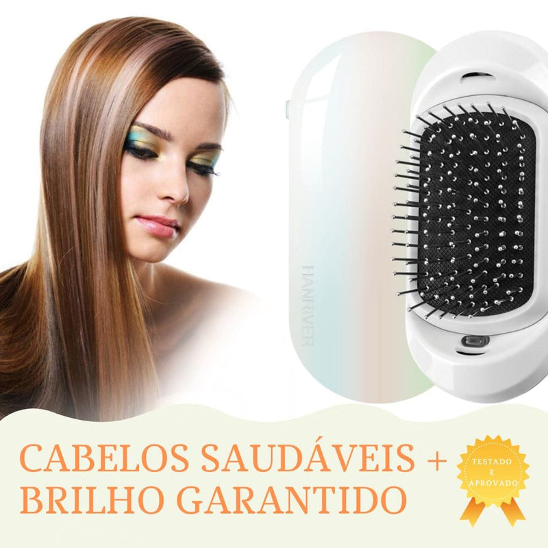 Escova Capilar Marina Anti Frizz e Anti Quebra