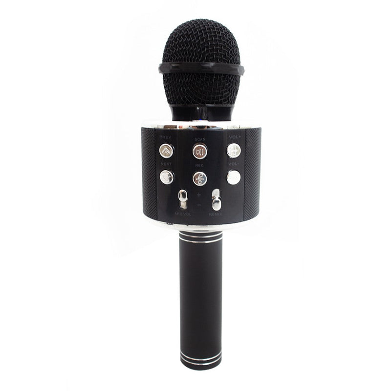Microfone Karaokê Bluetooth Efeito Voz Modo Gravação