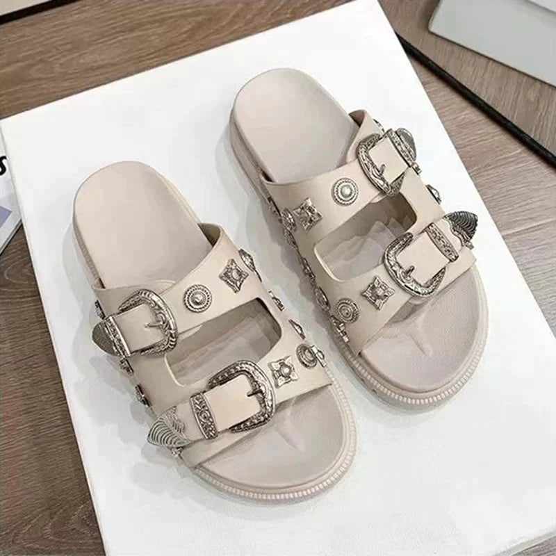 Sandália Feminina Vitoria-  Modelo Birken com Detalhes